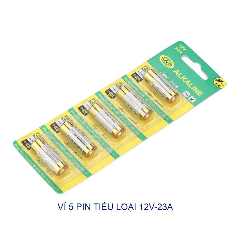 Bộ 5 viên Pin tiểu 12V23A chất lượng cao cho điều khiển cửa cuốn, điều khiển từ xa khác (remote)