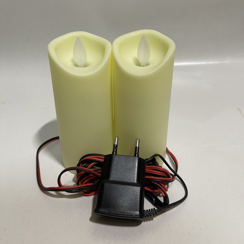 Nến điện tử cắm điện trực tiếp đường kính 5 cao 12cm