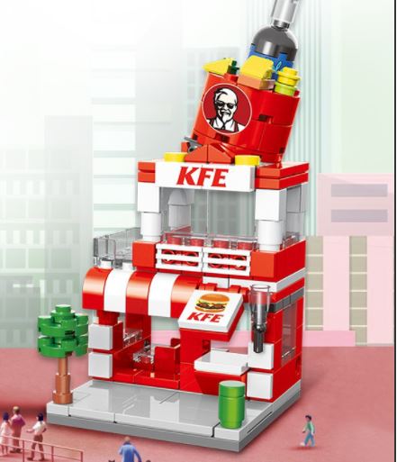 BỘ ĐỒ CHƠI XẾP HÌNH LEGO CỬA HÀNG GÀ RÁN KFC_ MINI