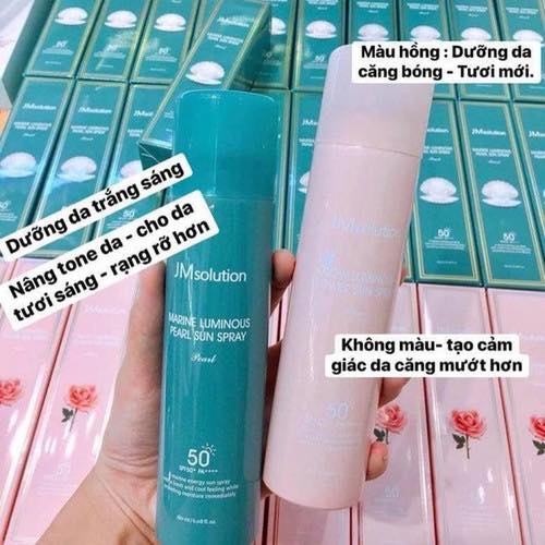 Xịt chống nắng toàn thân jm solution sun spray spf 50+/pa ++++ 180ml xịt chống nắng nâng tone dưỡng trắng