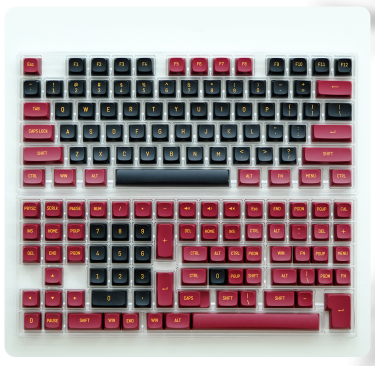 Bộ nút bàn phím cơ keycap csa - pbt doubleshot - 149 nút