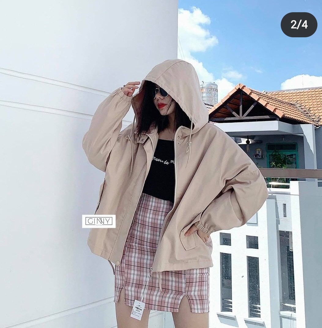 Áo khoát kaki dày dặn nặng tay snu