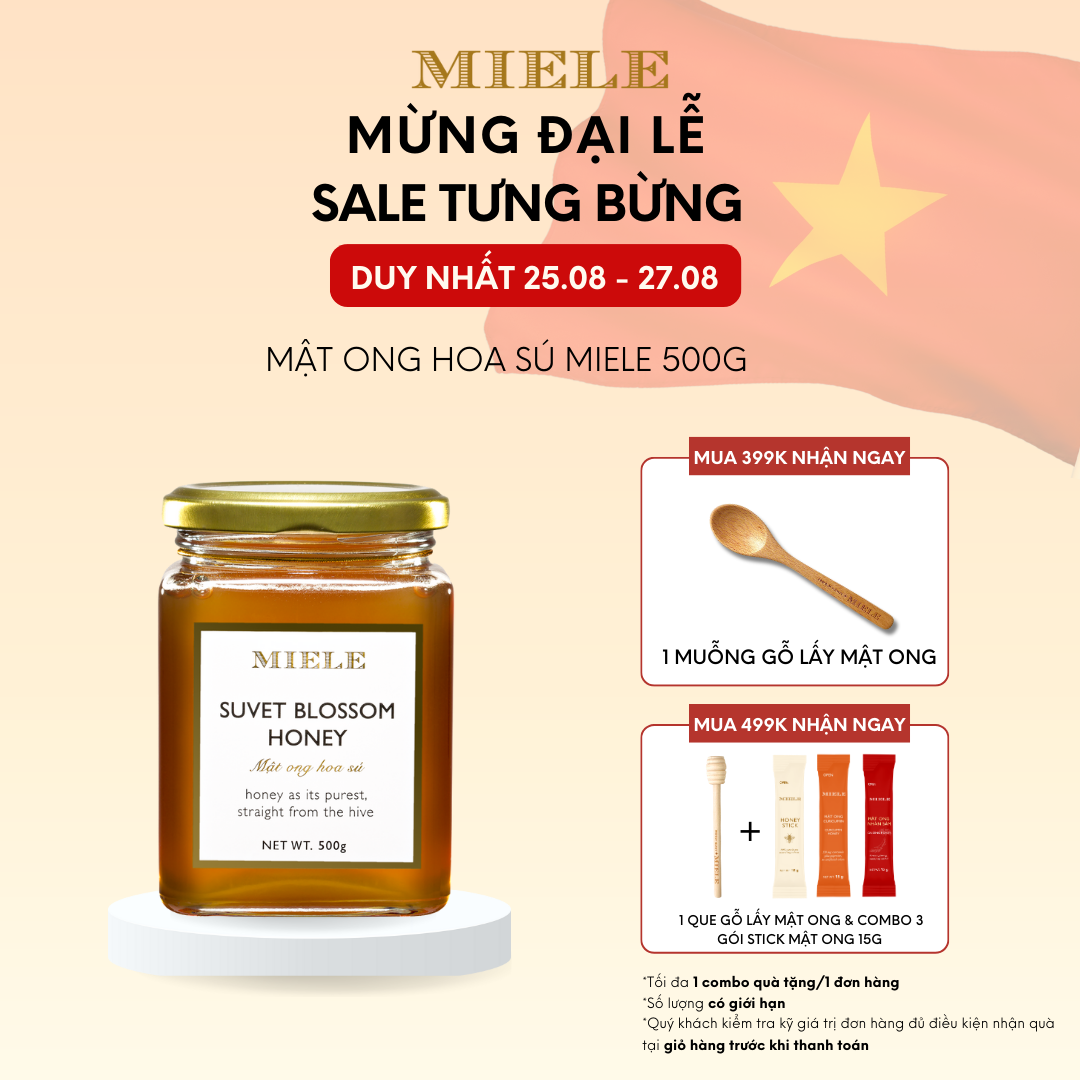 Mật ong hoa sú miele 500g
