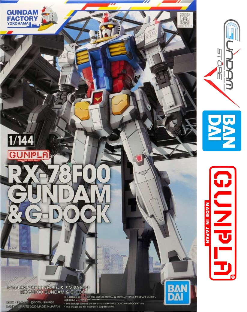 [HCM]Mô Hình Gundam HG RX-78F00 G-DOCK Gundam Factory Yokohama 1/144 Bandai Đồ Chơi Lắp Ráp Anime Nhật