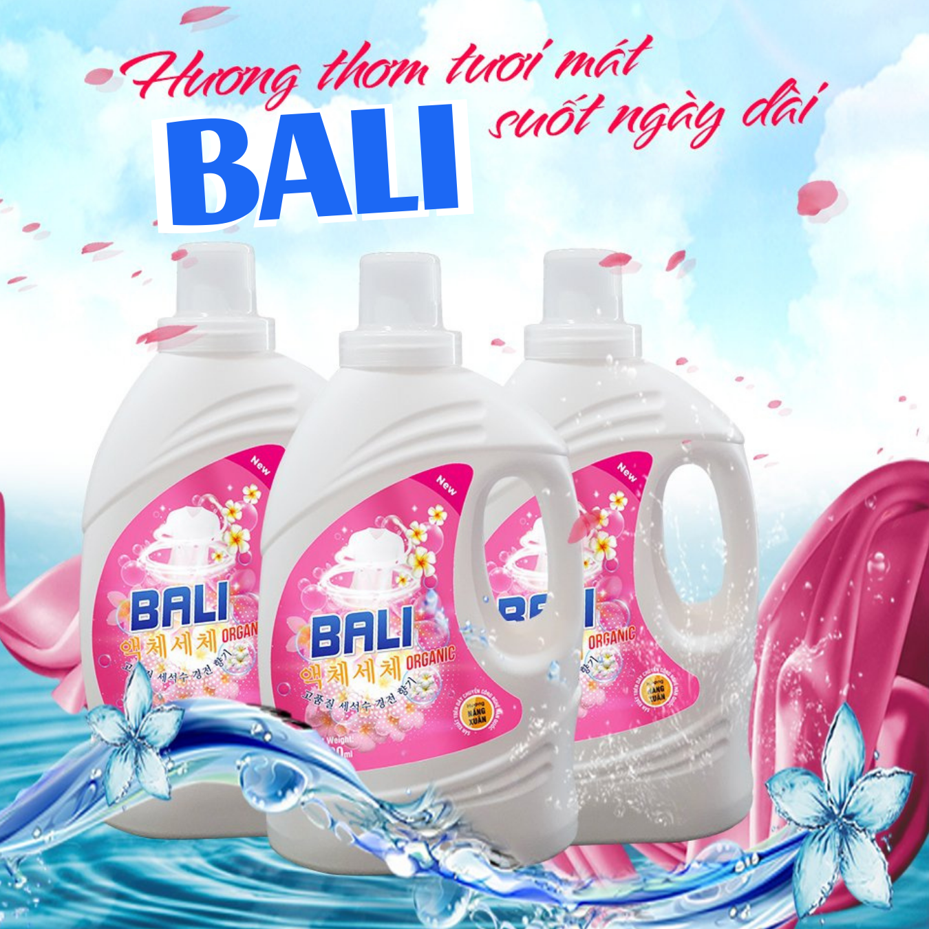 Nước Giặt Xả Bali Organic Cao Cấp Can 3,2L ,Không Hóa Chất,Nước Giặt Quần Áo Siêu Thơm,An Toàn Cho Da Tay,Quần Áo,Nước GiặtAn Toàn Cho Trẻ Sơ Sinh