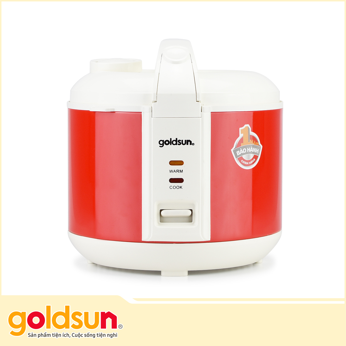 Nồi cơm điện Goldsun CB3202 - 1,2 lít - Công suất 500W - Hàng chính hãng - Bảo hành 12 tháng