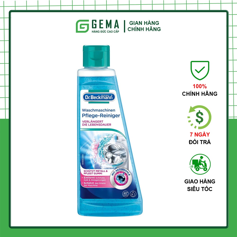 Dung dịch vệ sinh máy giặt dr beckmann 250ml hàng chính hãng đức