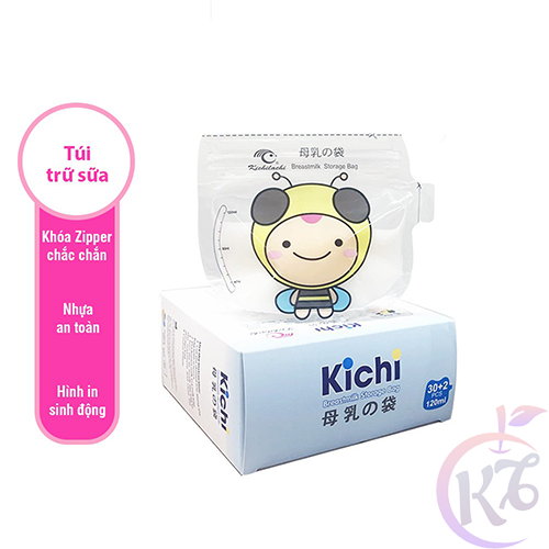 Túi trữ sữa Kichi 120ml x 32 túi hộp
