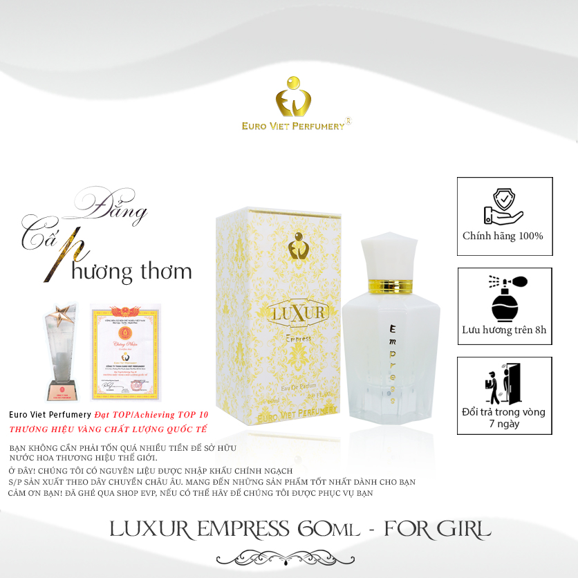 Nước hoa LUXUR EMPRESS (NƯỚC HOA NỮ) Aventus creed for her