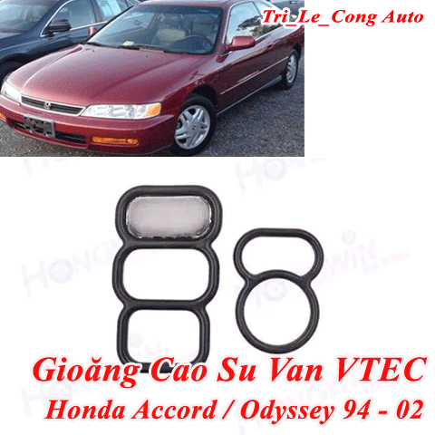 Set 1 - 2 ron gioăng cao su vtec Accord Civic 94-97 động cơ 2.0 2.2 F22B phớt van điện từ dầu máy lọc lưới chặn rò rỉ