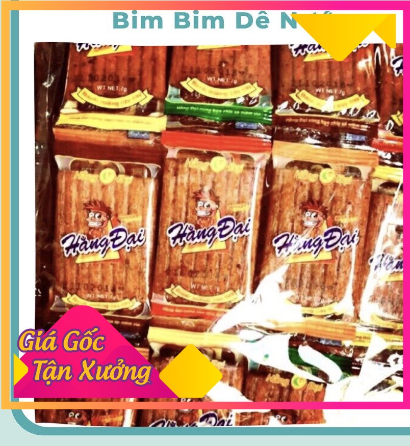 Bịch 60 gói dê nướng hằng đại cay ngon