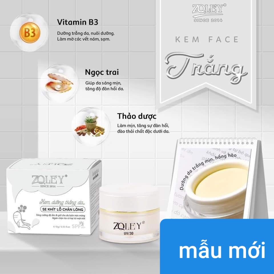 Kem face zoley trắng chính hãng