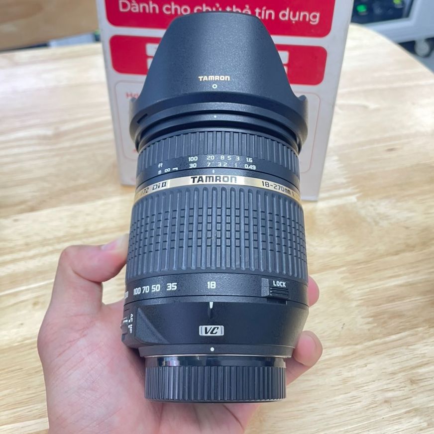 ỐNG KÍNH TAMRON 18 270 DI II VC LD RẤT ĐẸP NGÀM NIKON