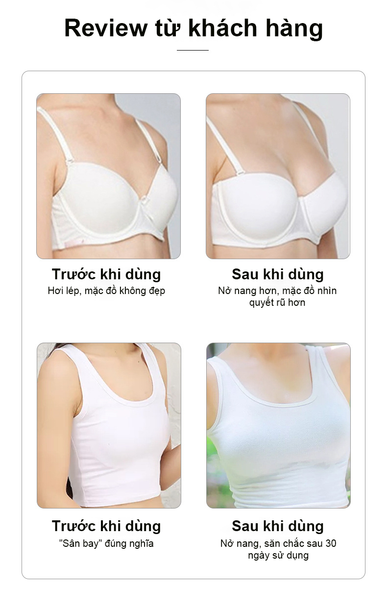 BESDAIR Kem Nở Ngực Nâng Ngực Tự Nhiên Tăng Ngực An Toàn Hiệu Quả Săn Chắc Làm Tăng Vòng 1 Enhancement Breat Cream 4