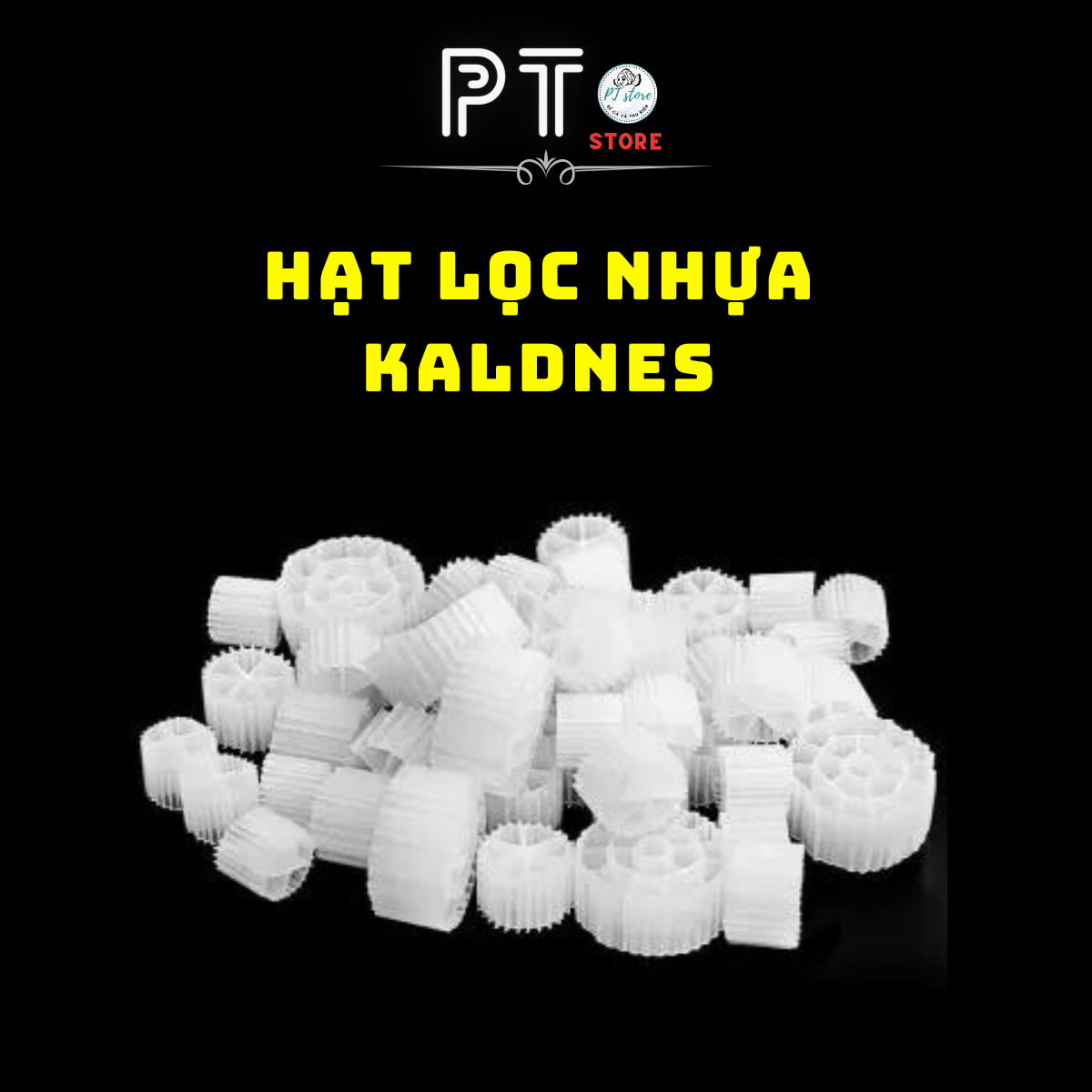 Hạt lọc kaldnes micro 1kg cho hồ koi,lọc nước bể cá.
