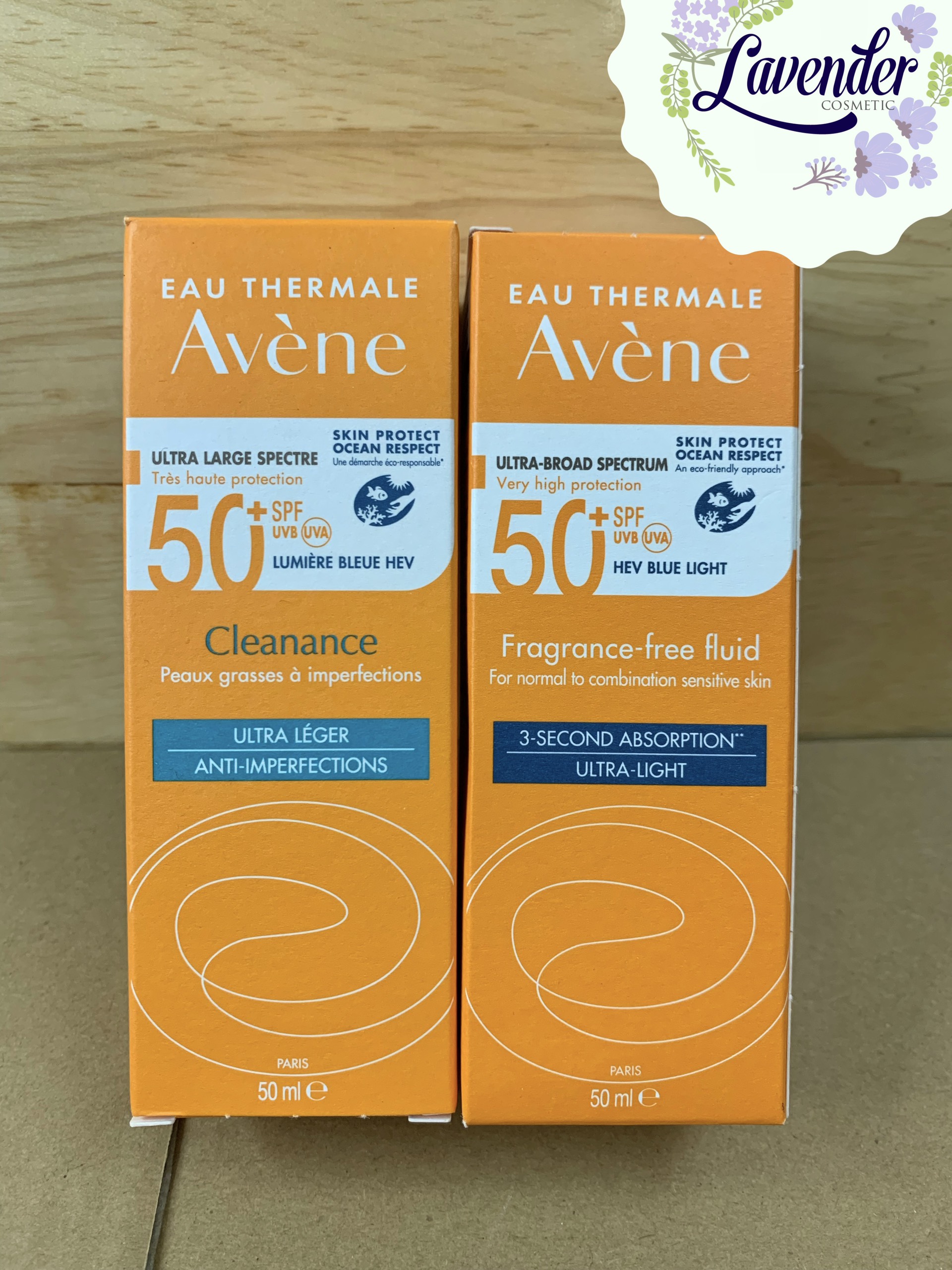Mẫu mới kem chống nắng avene