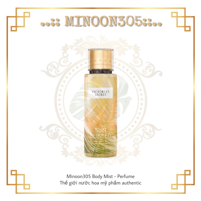 Xịt thơm toàn thân 𝗩𝗜𝗖𝗧𝗢𝗥𝗜𝗔'𝗦 𝗦𝗘𝗖𝗥𝗘𝗧 sun blissed 30ml/50ml/100ml ❀minoon
