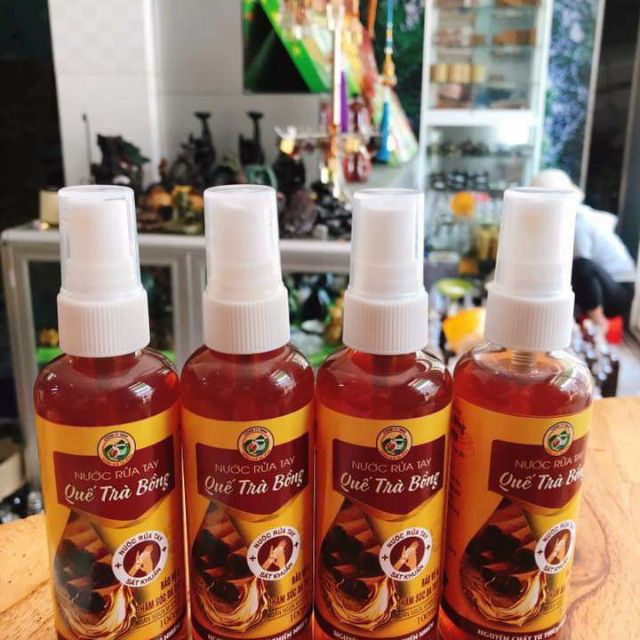 Nước rửa tay quế trà bồng