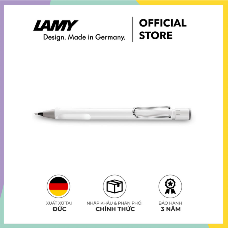 Bút chì cao cấp LAMY Safari White 119 0.5mm 4000752