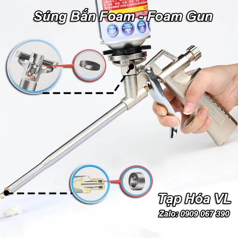 Súng bắn keo bọt nở - Súng bắn FOAM