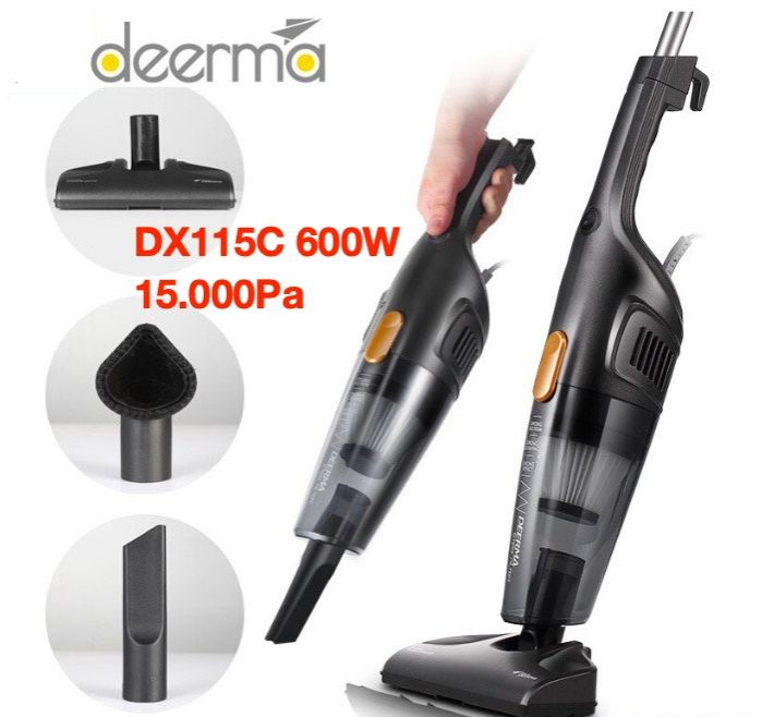 Máy hút bụi deerma dx115c công suất 600w gia đình gia dụng 3 in1 đa năng