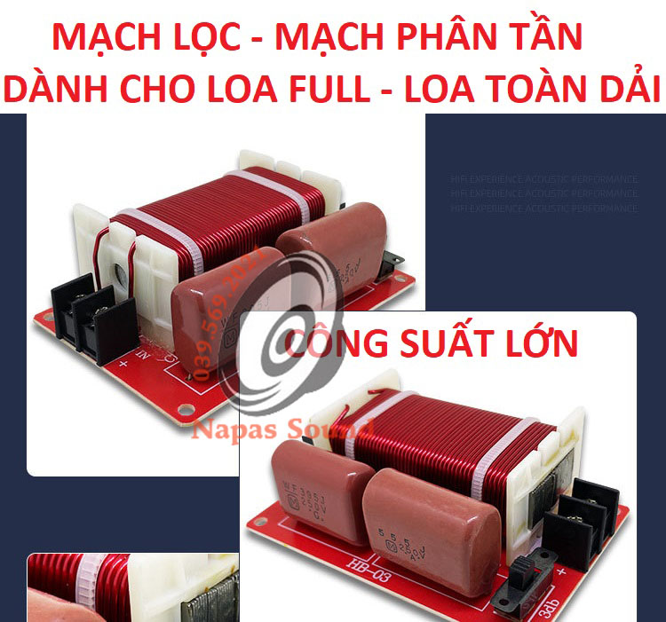 BỘ 2 CÁI MẠCH LỌC LOA TOÀN DẢI - CÓ ĐIỀU CHỈNH ÂM THANH - PHÂN TẦN LOA TOÀN DẢI