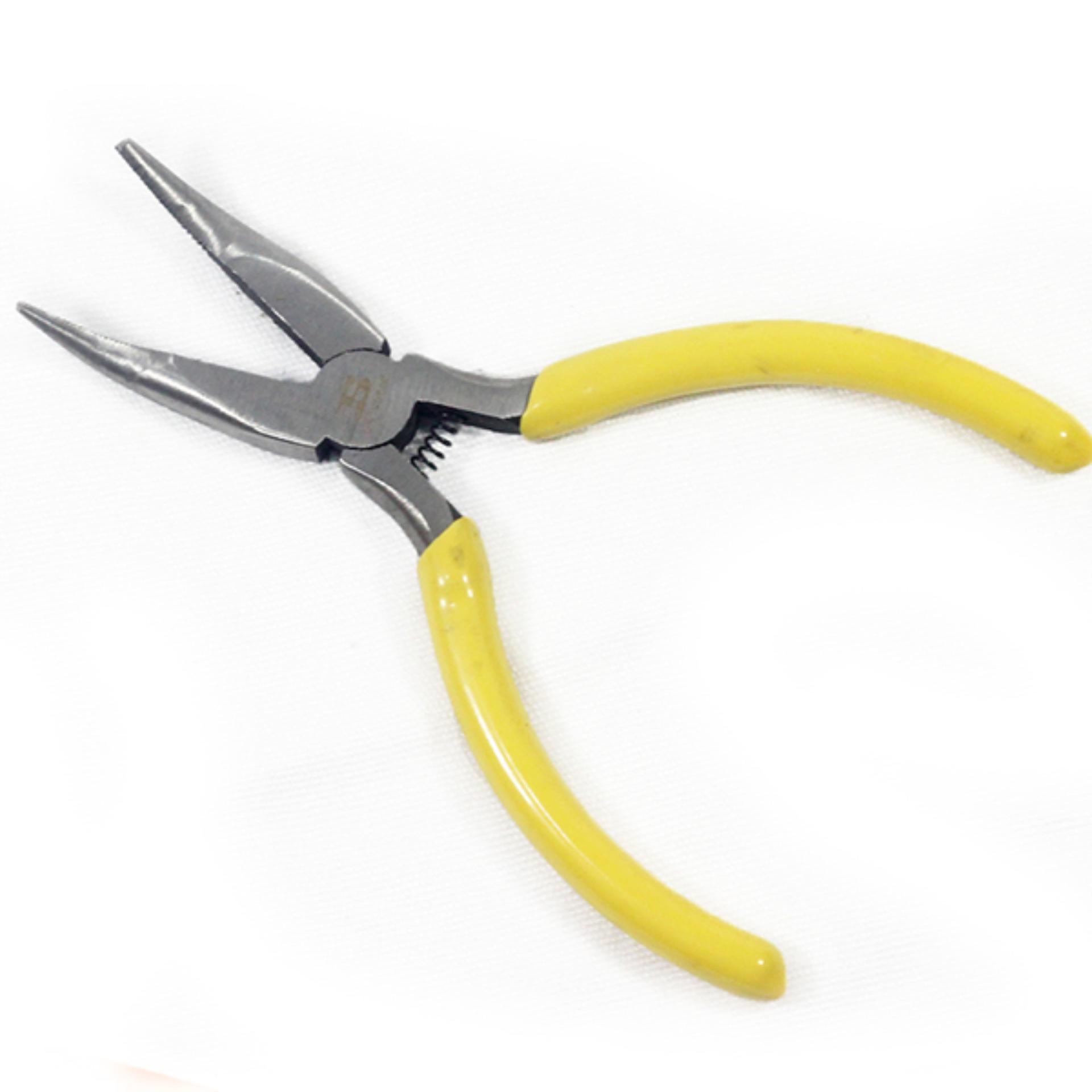 Kìm mỏ nhọn cong bosi 5 inch