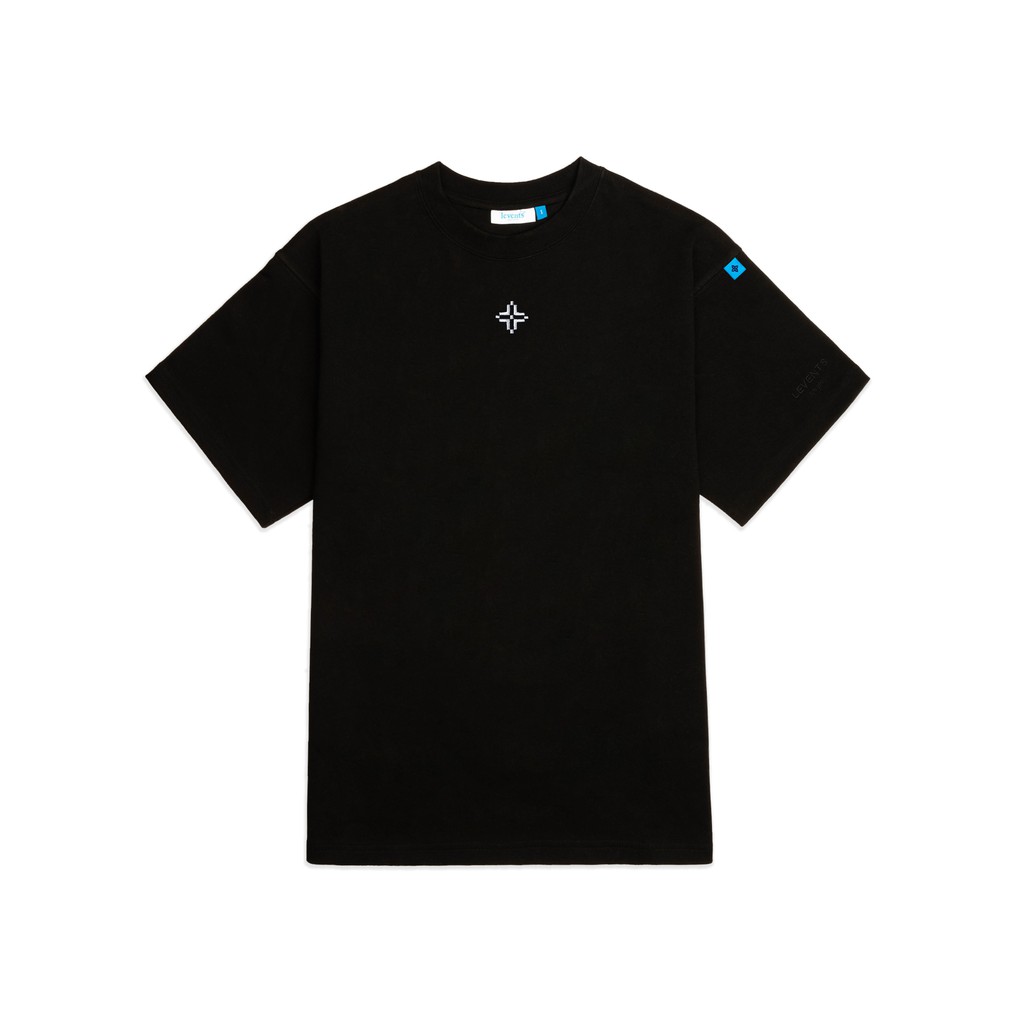 Áo thun levents xl logo/ black white