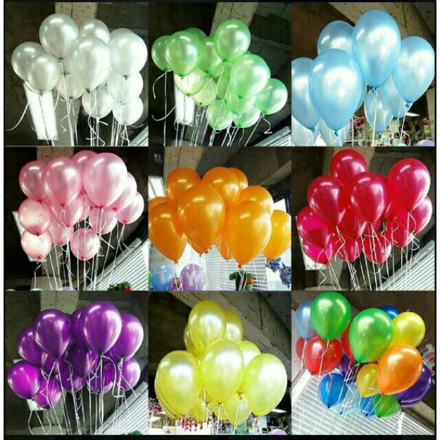 combo 30 bóng nhũ kèm dây