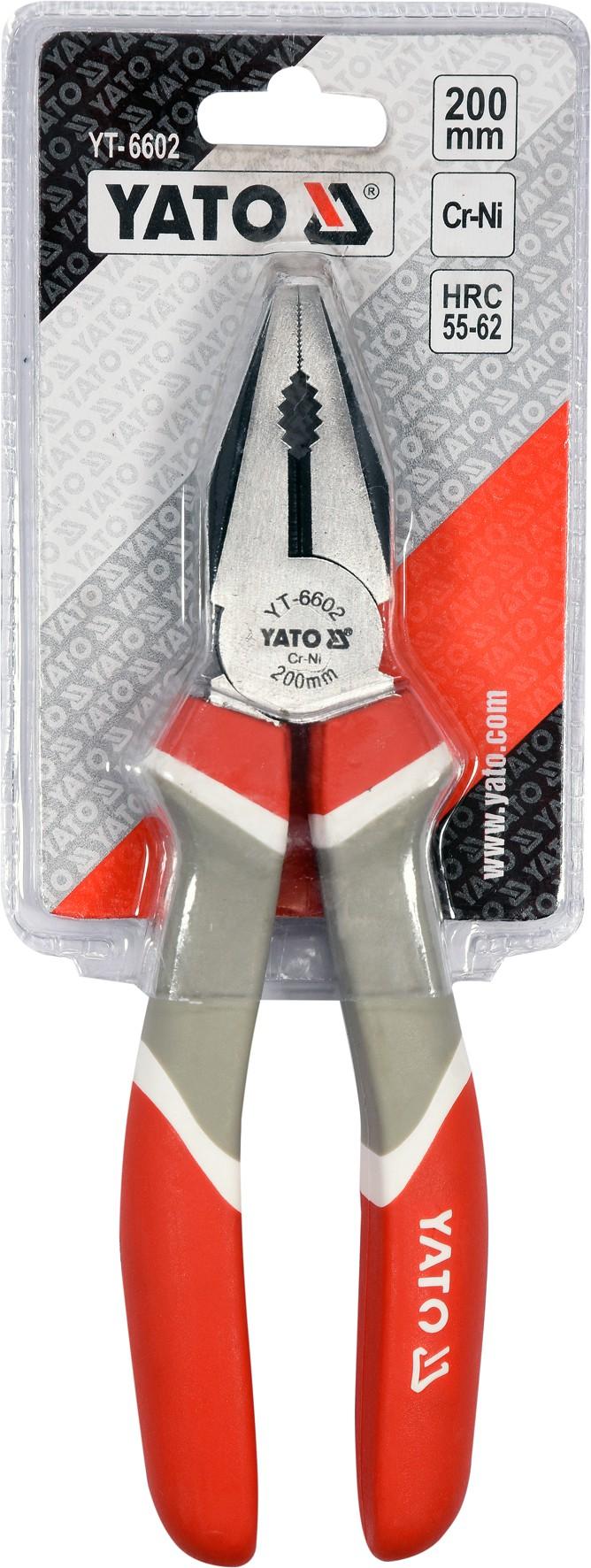 Kìm răng vuông 8 inch yato yt-6602