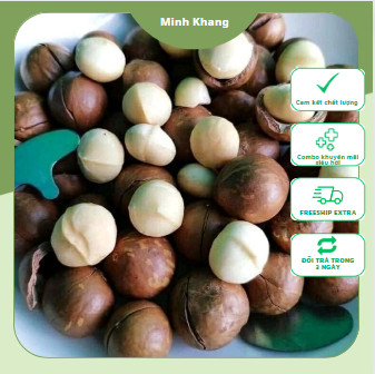 500g hạt macca sạch organic Di Linh Lâm Đồng loại nhất