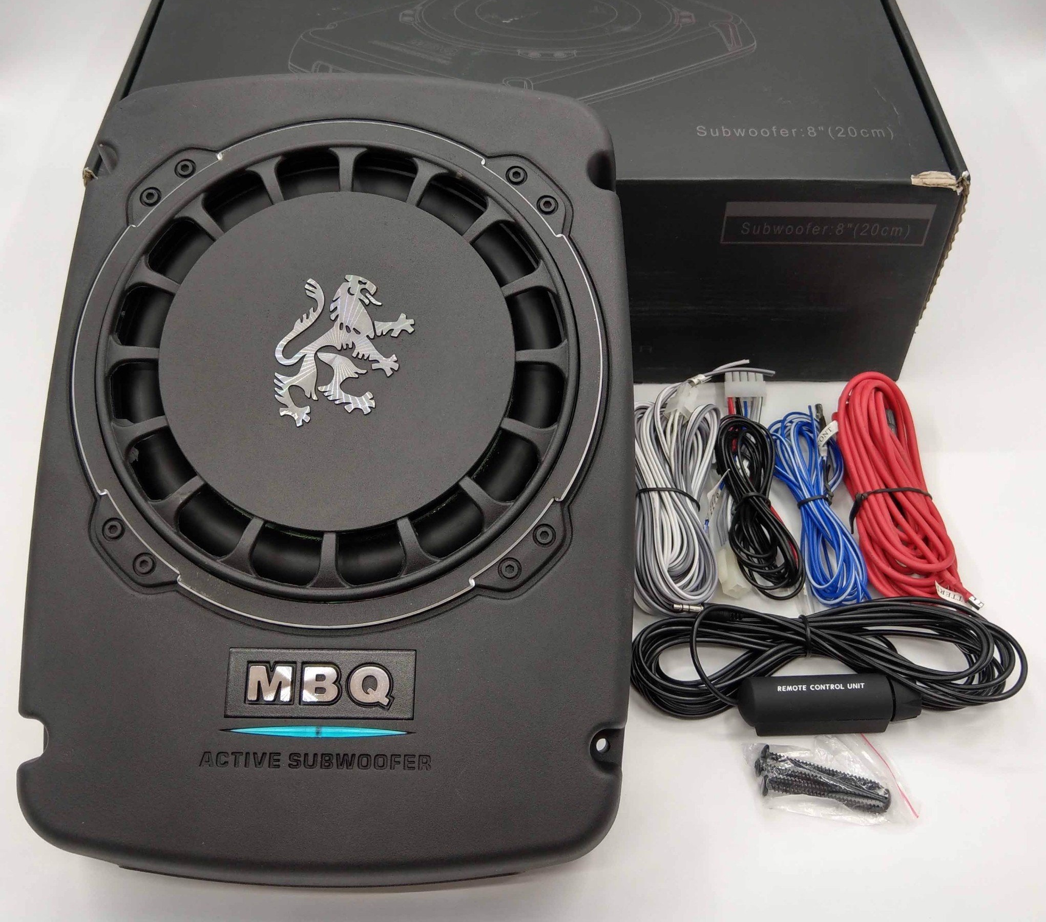 Loa sub gầm ghế ô tô sư tử mbq – mb 8rl loa sub siêu trầm mbq để gầm ghế ô tô xe hơi