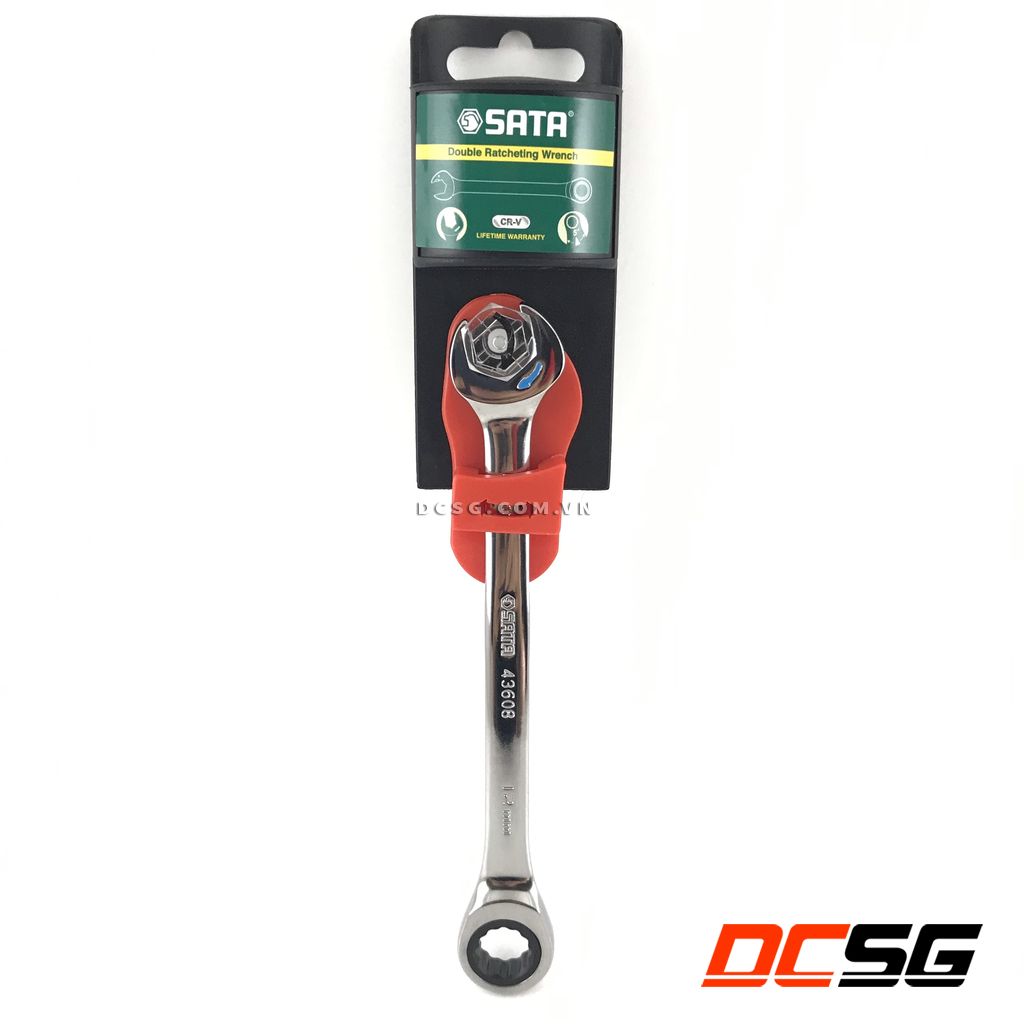 Cờ lê tự động 2 đầu vòng miệng 12mm sata 43608
