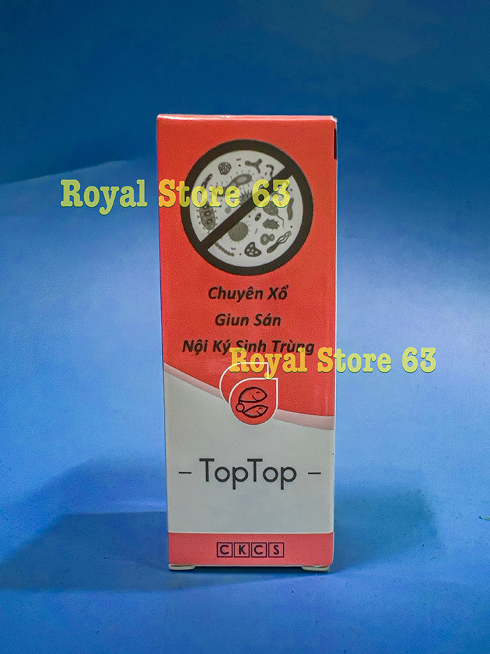 Toptop ckcs chuyên sổ giun sán, kí sinh trùng cho cá cảnh