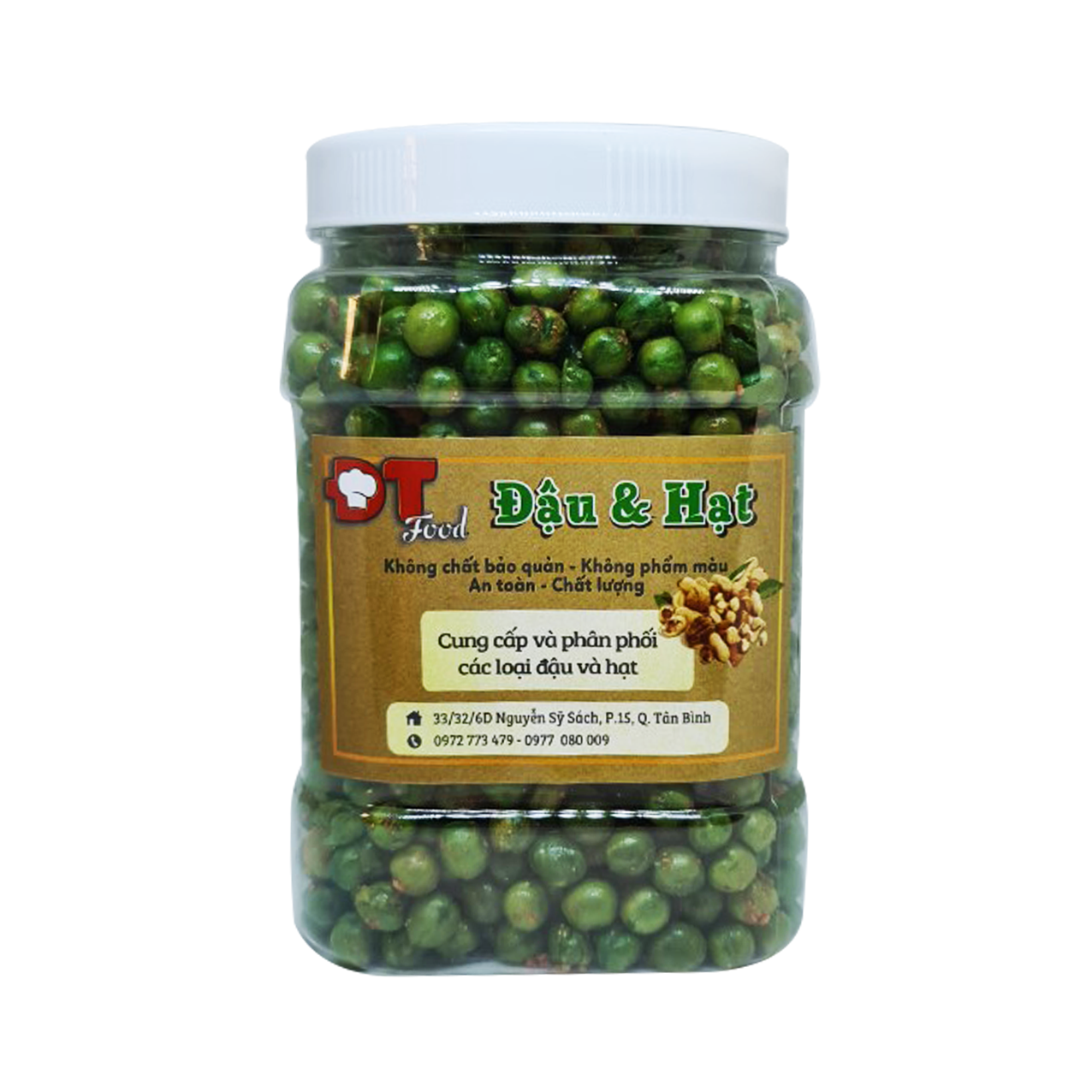 Đậu hà lan tỏi ớt sấy giòn DTFood 500g - Thơm ngon bổ dưỡng