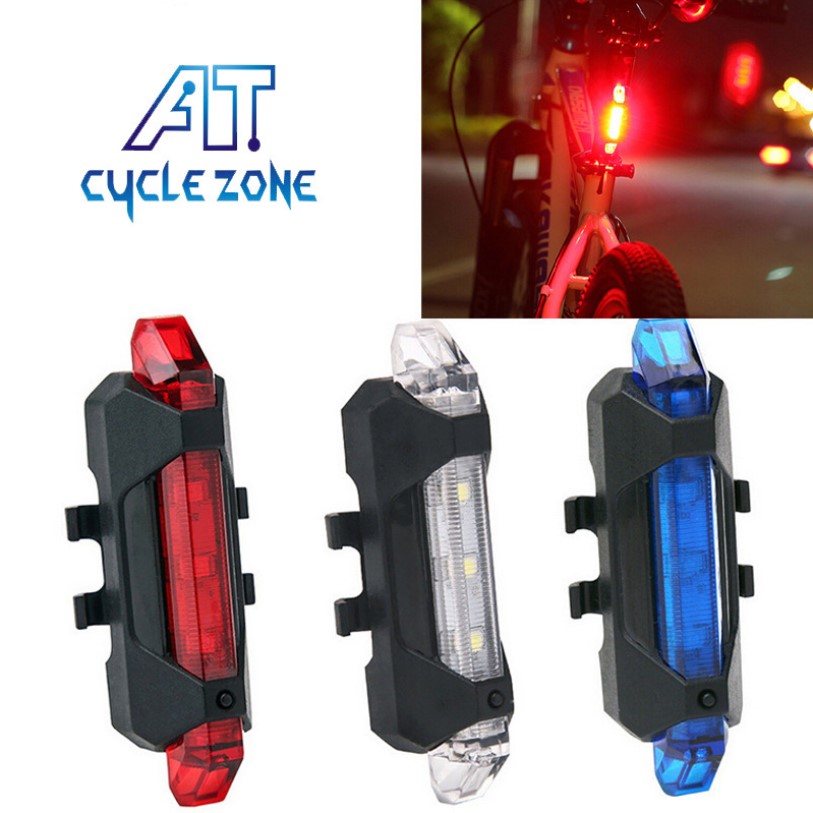 Đèn LED Tín Hiệu Xe Đạp Nhiều Chế Độ Tùy Chỉnh - Sạc USB