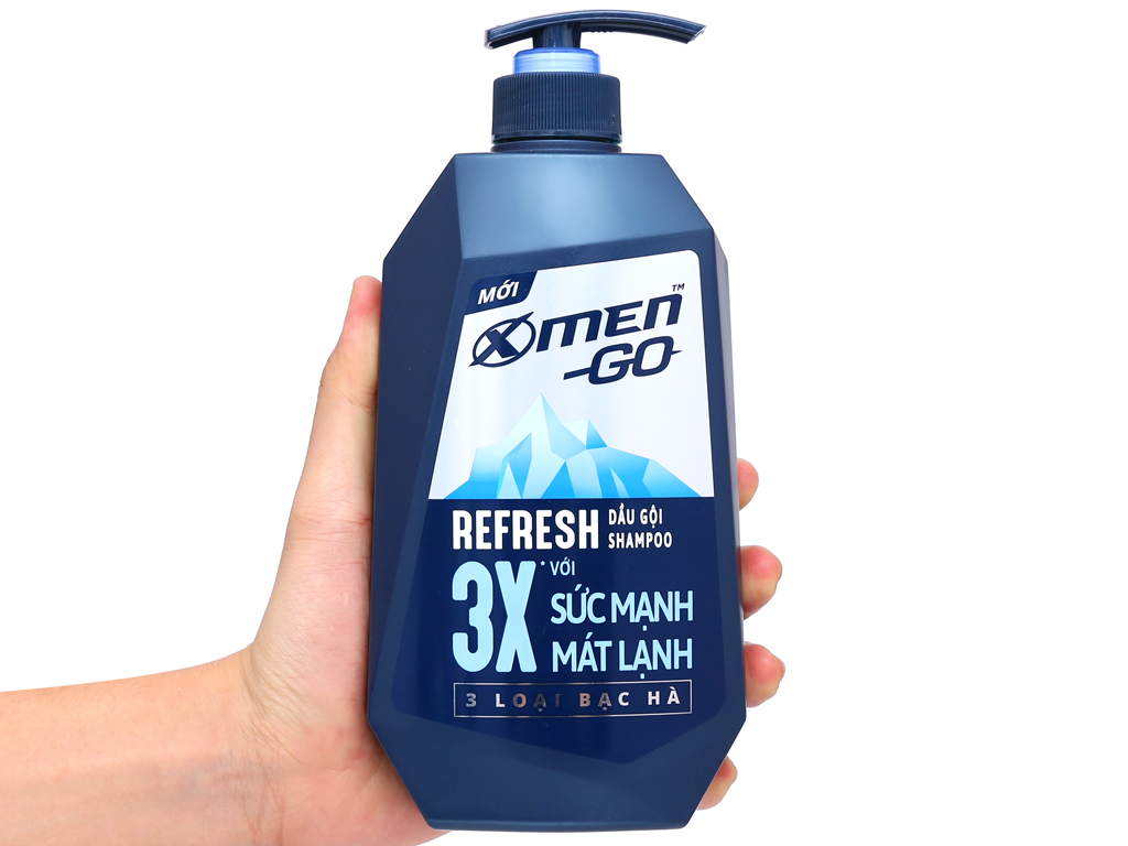Bán Sỉ Dầu gội X-Men Go REFRESH 3 Loại Bạc Hà 630g / 180g
