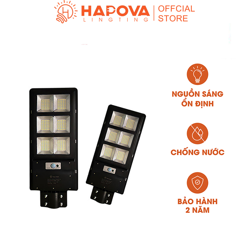 Đèn đường năng lượng mặt trời trang trí sân vườn hapova sv 3015 công suất 150w