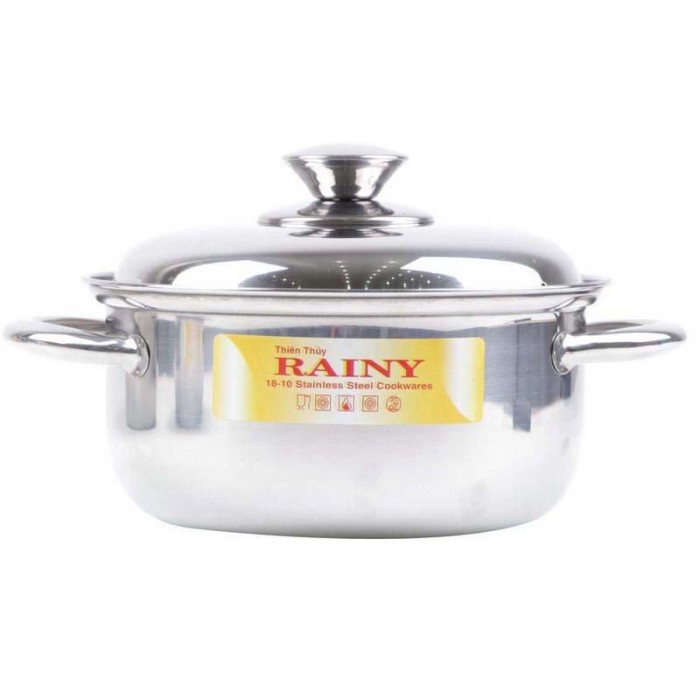 Nồi canh 1 đáy nắp inox rainy 20cm rn-20n1di