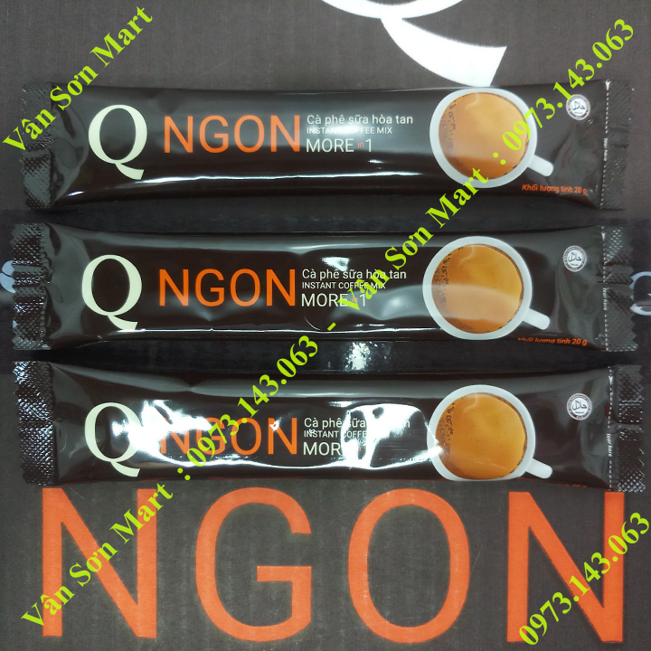 03 gói nhỏ 20g cà phê sữa ngon trần quang