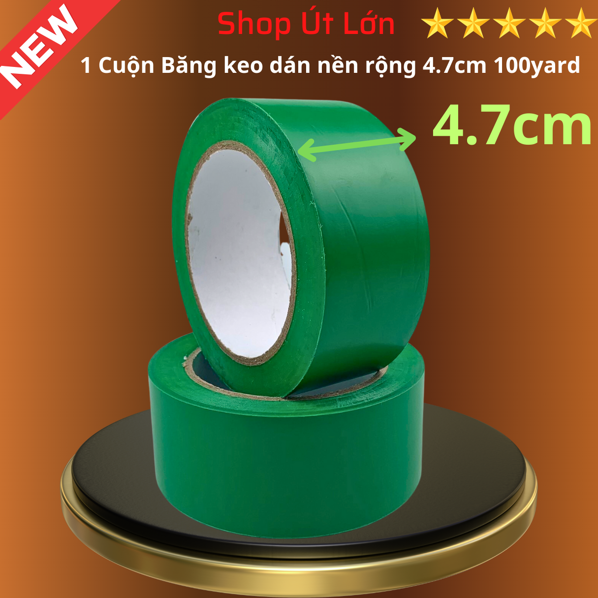 1 Cuộn băng keo dán nền, băng dính dán sàn rộng 4.7cm, dài 33 mét