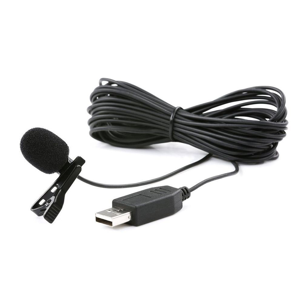 Micro cài áo, kẹp ve áo cổng usb tương thích pc, laptop lavalier usb saramonic sr-ulm5
