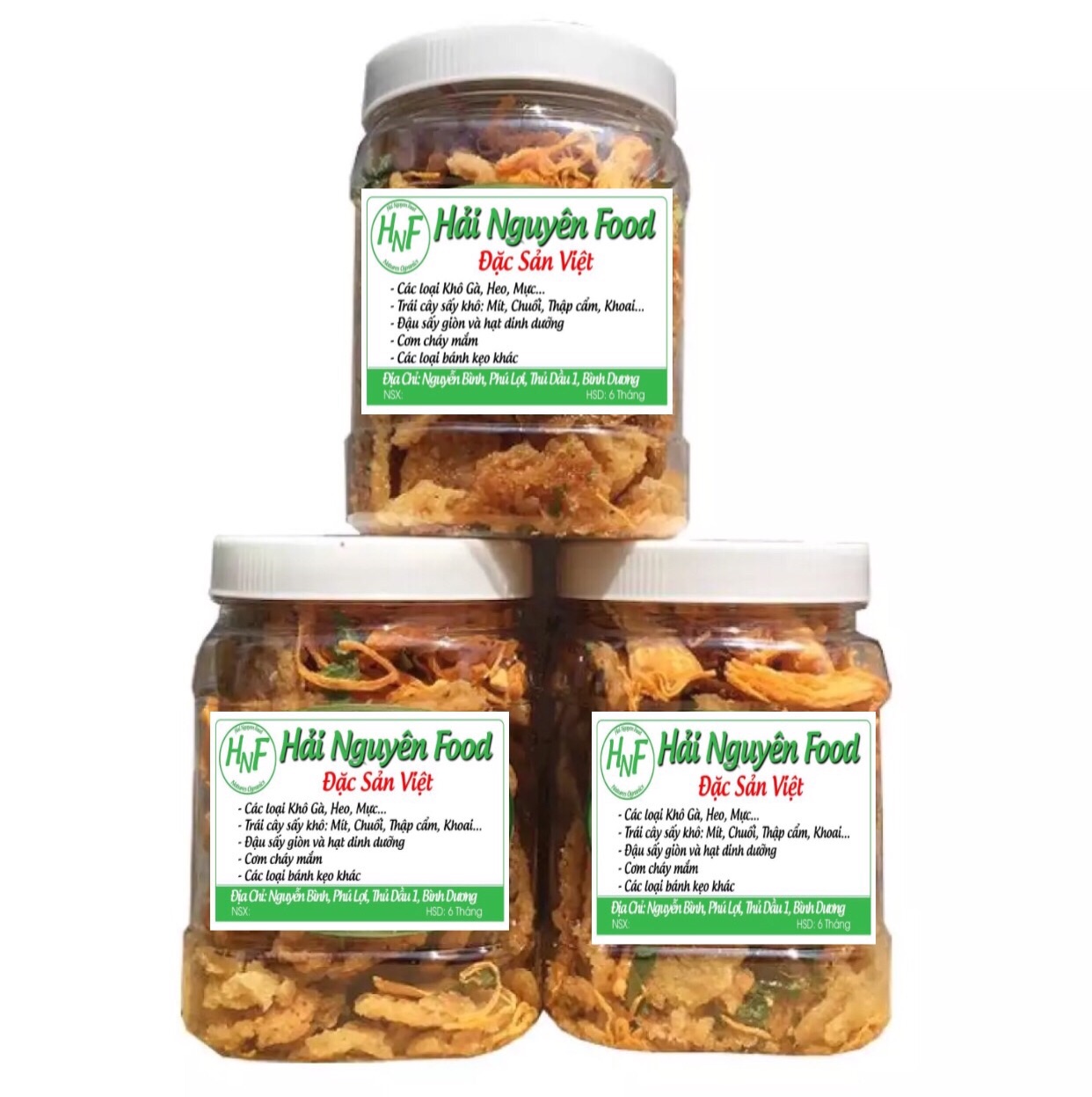 3 HỦ CƠM CHÁY LẮC KHÔ GÀ (300GR/HỦ) - GIÒN NGON, ĐẬM VỊ