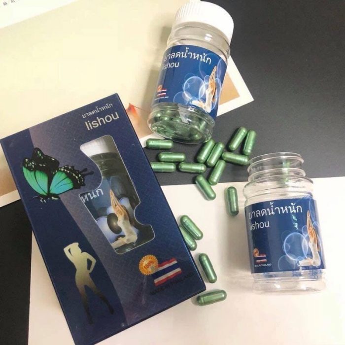 GIẢM CÂN PHỤC LINH LISHOU XANH ĐEN - MẪU MỚI NHẤT CÓ TEM + CHECK MÃ VẠCH - GIẢM CÂN NHANH , AN TOÀN, HIỆU QUẢ