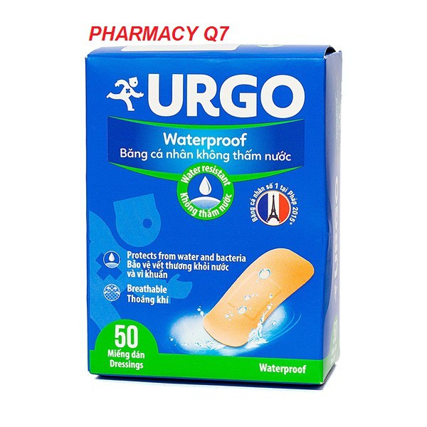 Băng cá nhân 50 miếng băng cá nhân urgo chính hãng