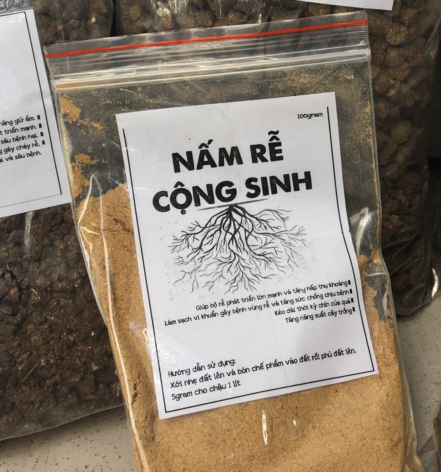 Nấm rễ cộng sinh 200gram
