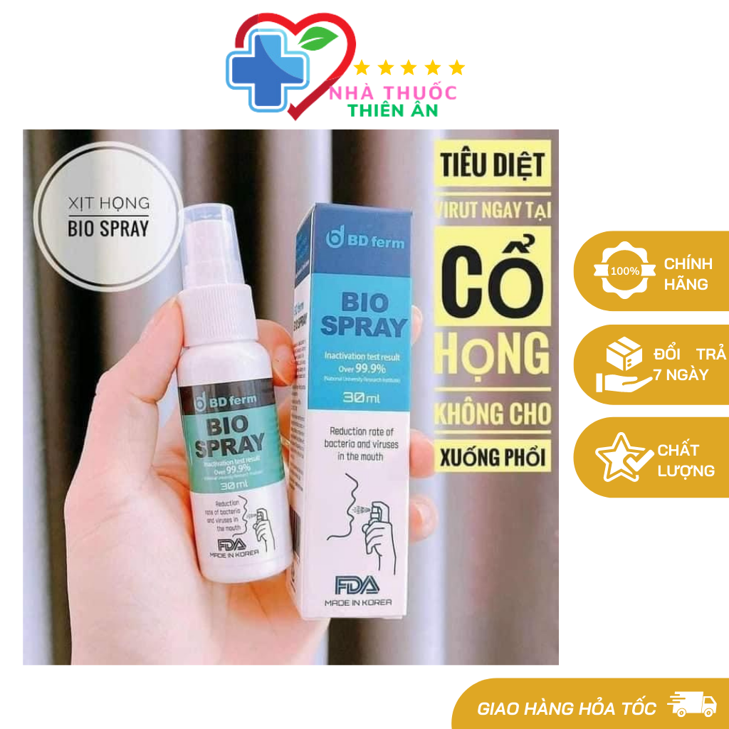 Xịt họng kháng khuẩn Bio Spray Korea