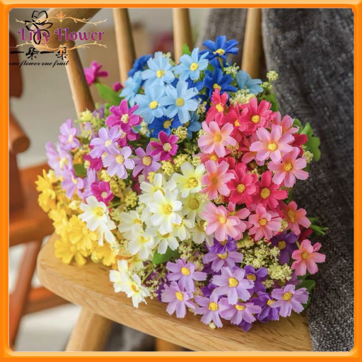 Set 5 cành hoa lụa cánh bướm, cành 25-30 bông hoa lụa nhỏ siêu xinh - Hoa giả, hoa lụa cao cấp - Hoa trang trí