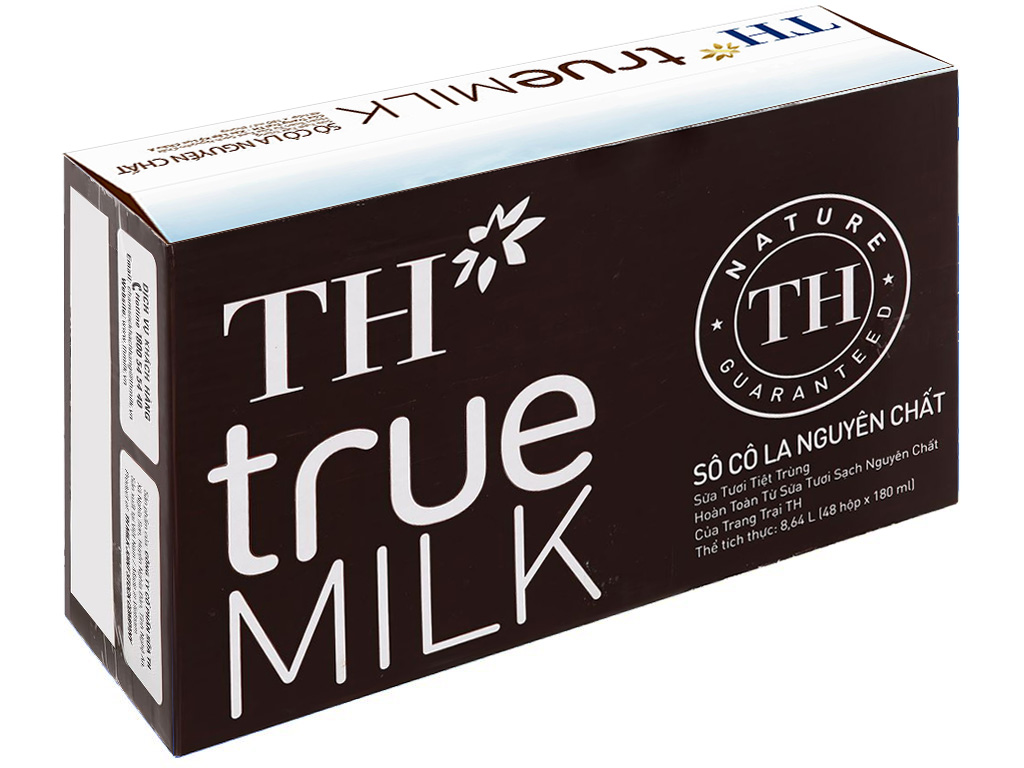 thùng sữa TH True Milk Vị Socola 180ml