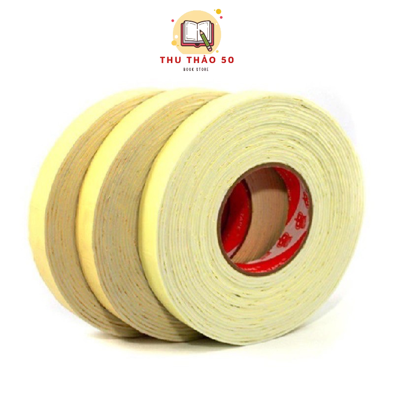 Băng keo xốp mút 2 mặt.